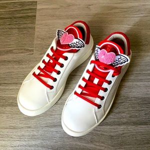 Love Moschino white and red brand new